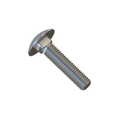 DIN 603 Coach Bolt M5 x 20 Steel Zinc-Plated 4.6